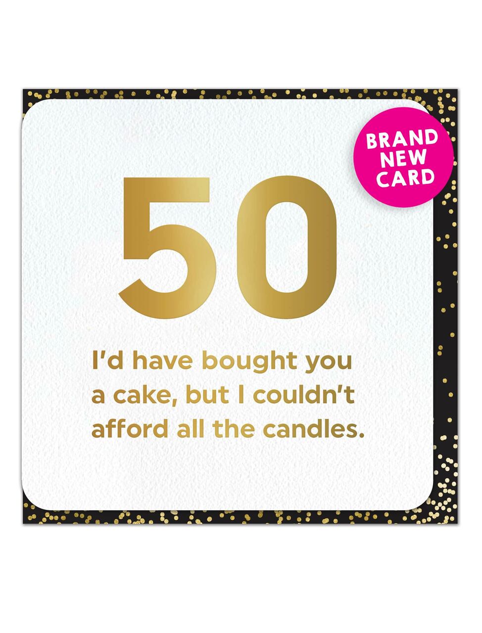 Birthday (Gold Foiled) Age Card