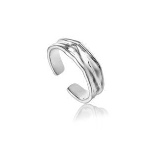 Silver Crush Adjustable Ring