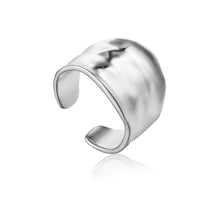 Load image into Gallery viewer, Silver Crush Wide Adjustable Ring
