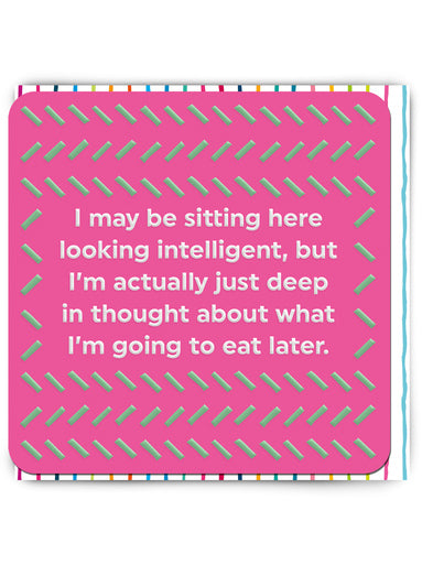 Looking Intelligent - funny greeting card