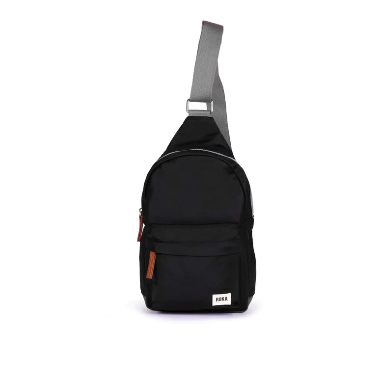 ROKA London Willesden B Large Sling Bag | Recycled Crossbody | ORA Gallery Sheffield