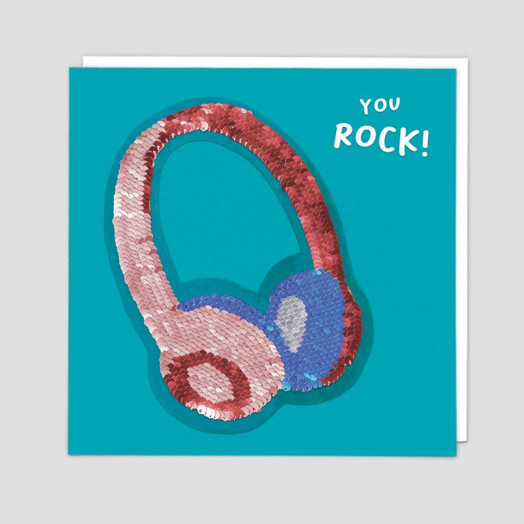 Redback shine sequins card HEADPHONES