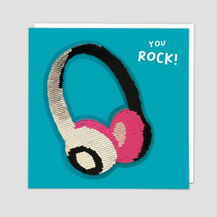 Redback shine sequins card HEADPHONES