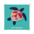 Redback Shine sequin card - TURTLE