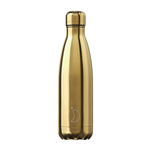 Chilly bottle 500ml Chrome gold