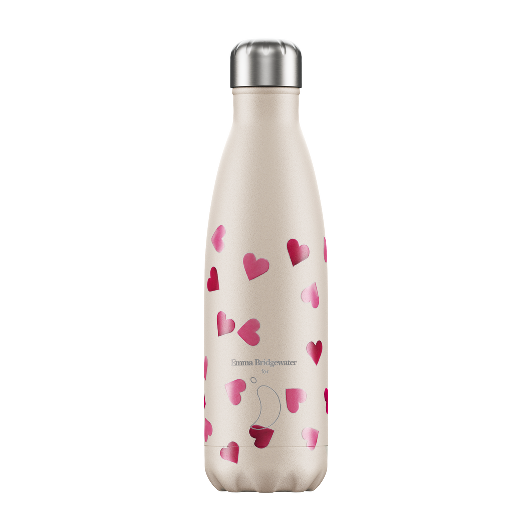 Chilly bottle 500ml Emma Bridgewater hearts