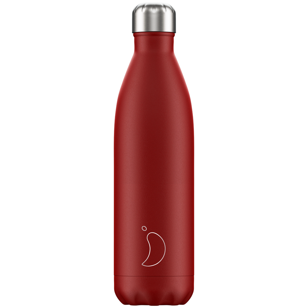 Chilly bottle 750ml Matte red