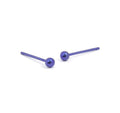 3MM ROUND BEAD TITANIUM STUD EARRINGS