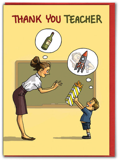 Thank You Teacher greeting card