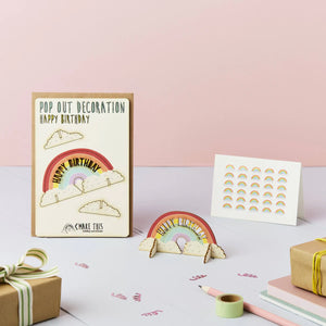 THE POP OUT CARD COMPANY - Happy Birthday Rainbow Card