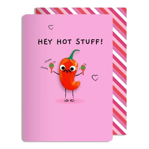 hot stuff magnet card