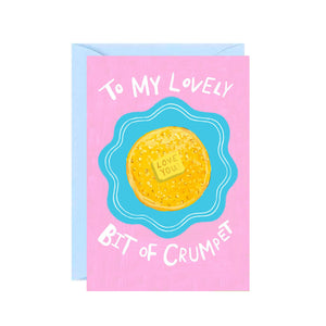 Valentines Crumpet Card