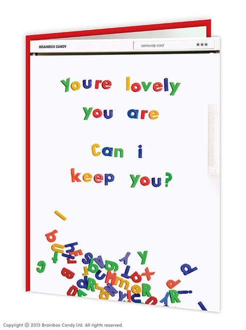 CAN I KEEP YOU? GREETINGS CARD
