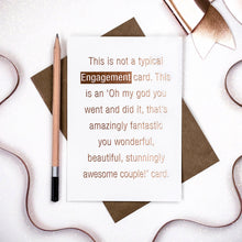 Load image into Gallery viewer, Rose-Gold Foil Engagement
