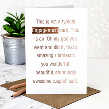 Load image into Gallery viewer, Rose-Gold Foil Engagement
