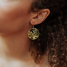 Load image into Gallery viewer, Almond Blossom Gold Earrings
