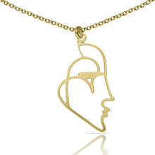 Load image into Gallery viewer, Beso Venecia Gold plated Short Pendant
