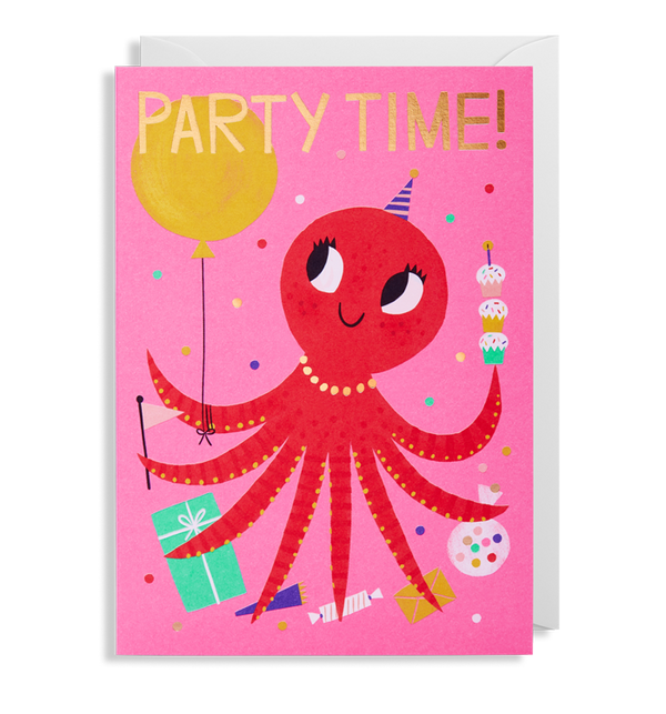 Party Time! Birthday greeting card