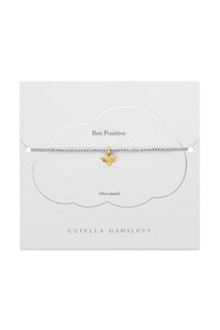 Estella Bartlett bracelet -lila bee- Silver plated
