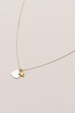 Load image into Gallery viewer, Estella Bartlett necklace -Two tone Heart and star- Silver plated
