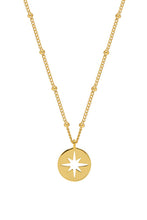 Load image into Gallery viewer, Estella Bartlett necklace -Starburst disk- Gold plated
