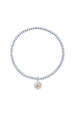 Load image into Gallery viewer, Estella Bartlett bracelet -Wildflower with silver beads- Silver plated
