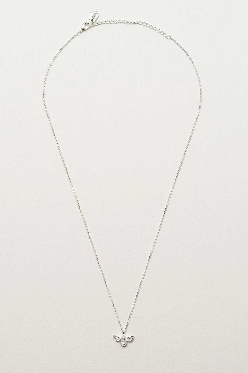 Bee Necklace - Silver Plated
