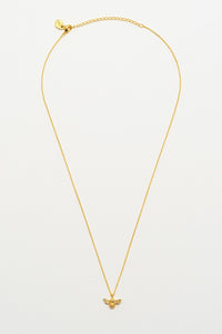 Bee Necklace - Gold Plated