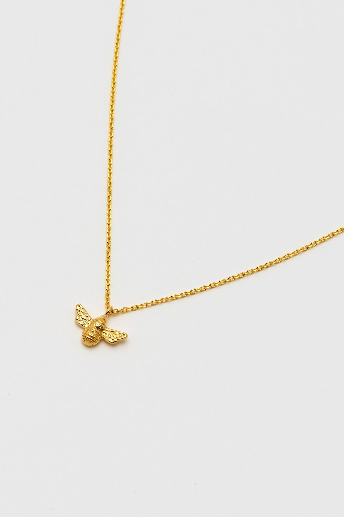 Bee Necklace - Gold Plated