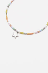 Estella Bartlett bracelet -Star multicolour Phoebe- Silver plated