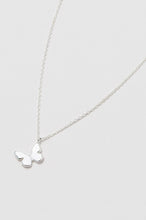 Load image into Gallery viewer, Butterfly Necklace Silver Plated - Gold and Silver Plated
