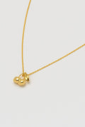 Cherries Pendant Necklace Gold Plated