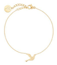 Load image into Gallery viewer, Dove Bracelet Gold or steel KIDS
