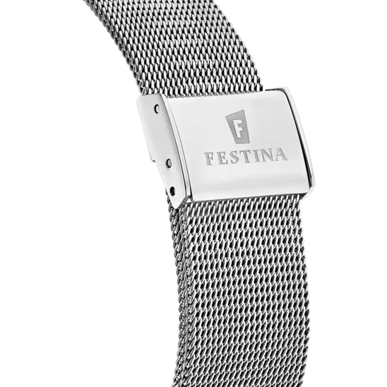 FESTINA MAN'S SILVER STEEL WATCH BRACELETE F20568/2