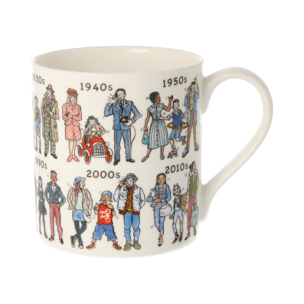 Fashion Through the Decades Mug