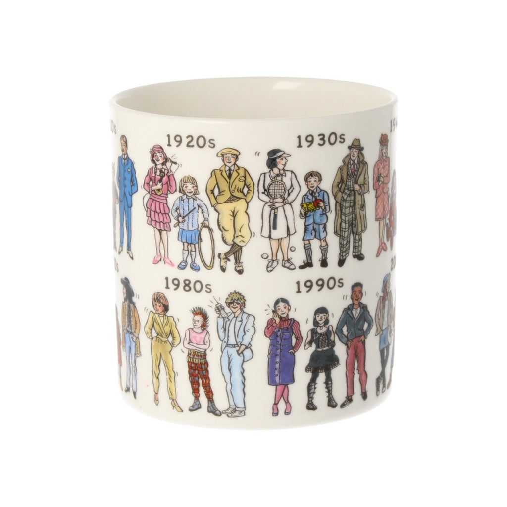 Fashion Through the Decades Mug