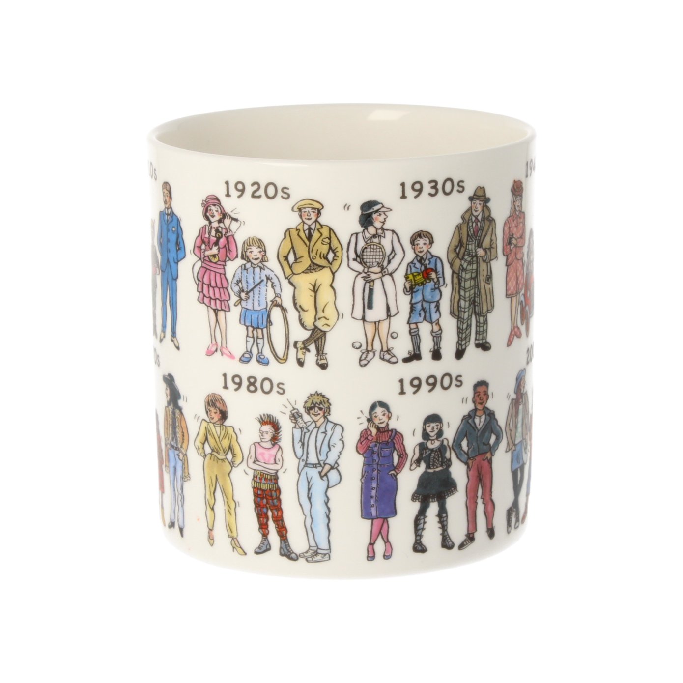 Fashion Through the Decades Mug