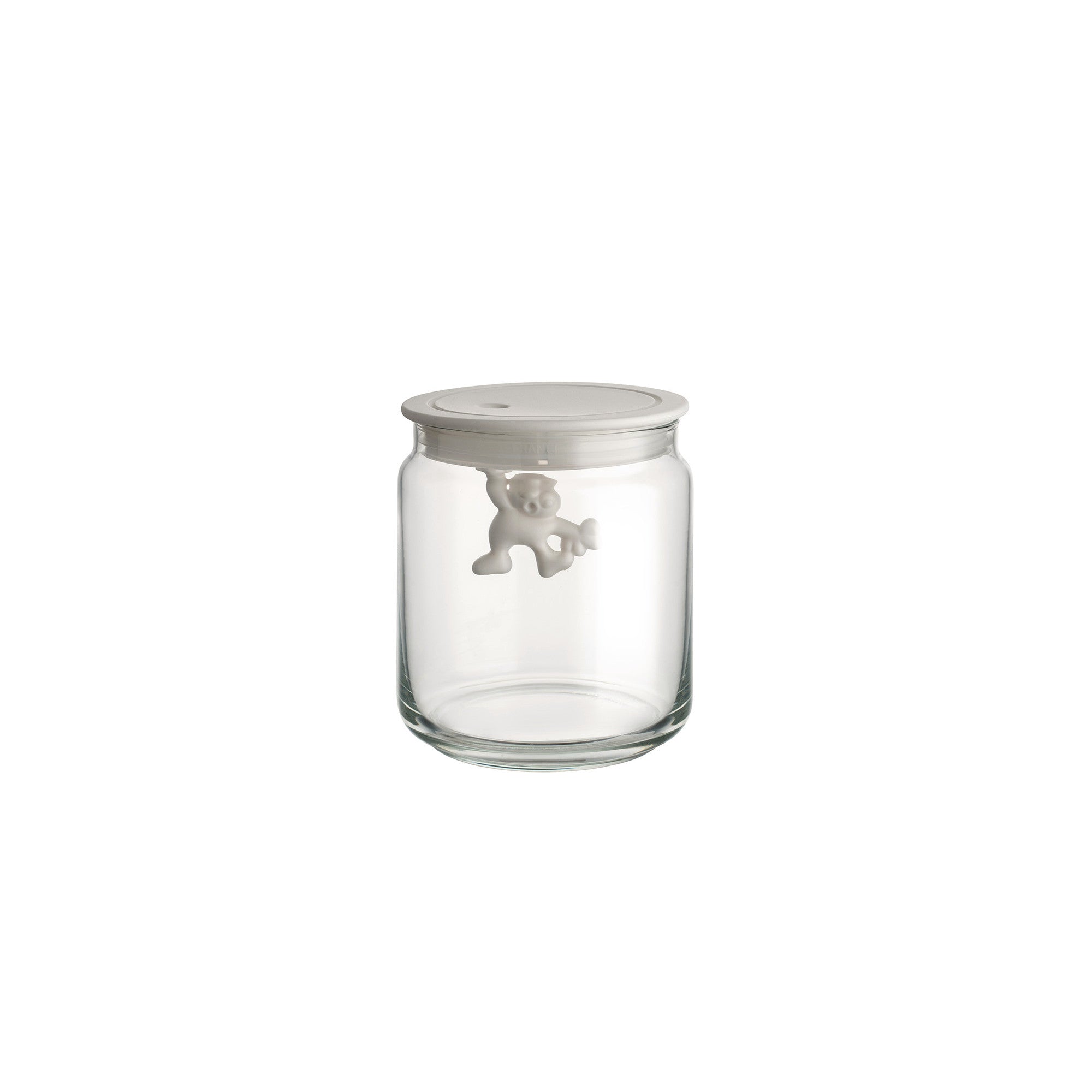GIANNI Storage jar - a little man holding on tight