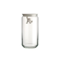 GIANNI Storage jar - a little man holding on tight