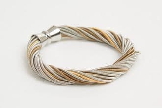 Giorgia bracelet in silver and gold