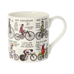 History of Cycling Mug