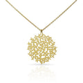 HORTENSIA GOLD SHORT PENDANT