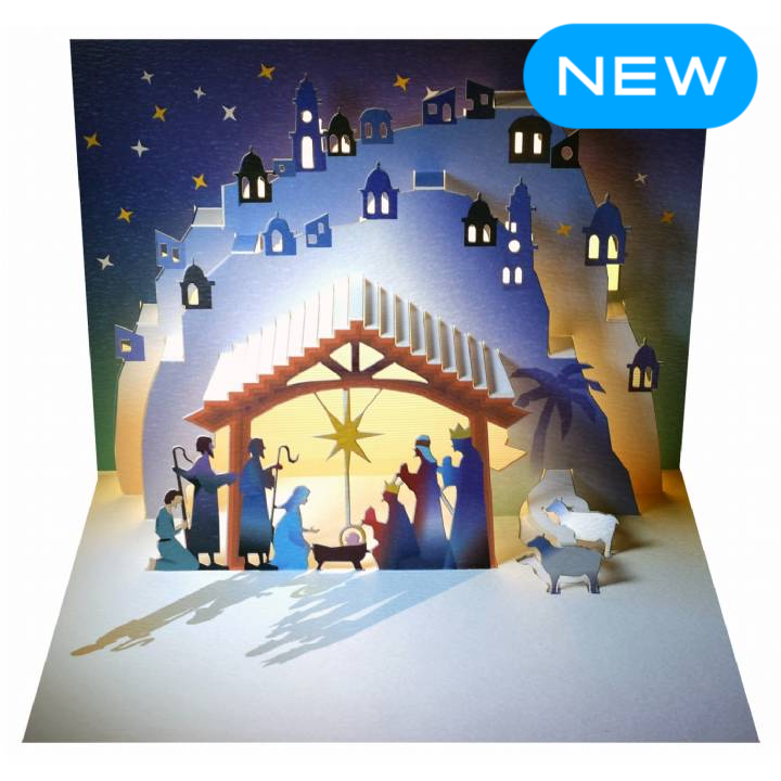 Forever POP UP card - Christmas Nativity