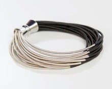 Load image into Gallery viewer, Jocelyn bracelet- grey and silver
