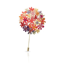 Load image into Gallery viewer, RAS ORANGE BOUQUET GOLD PIN
