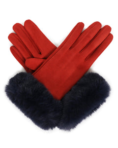 POWDER Bettina Faux Suede Gloves