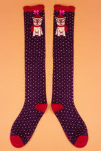 Load image into Gallery viewer, Winter Westie Knee High Socks-one size
