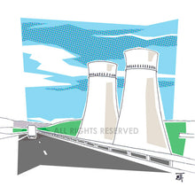 Load image into Gallery viewer, CONTEMPORARY DIGITAL ART Sheffield Steel City Greetings
