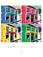 Load image into Gallery viewer, CONTEMPORARY DIGITAL ART Sheffield Steel City Greetings
