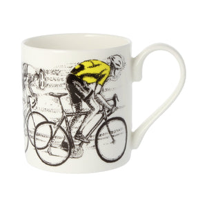 Sprint Finish Yellow Jersey Mug